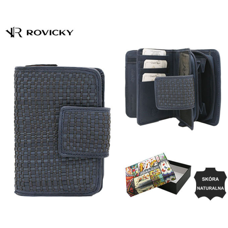 Kožená peňaženka R-613-DDW D.Blue