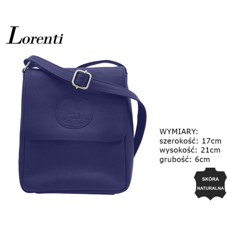 Dámska kožená kabelka LR-TSL-06-CPDM R.Blue