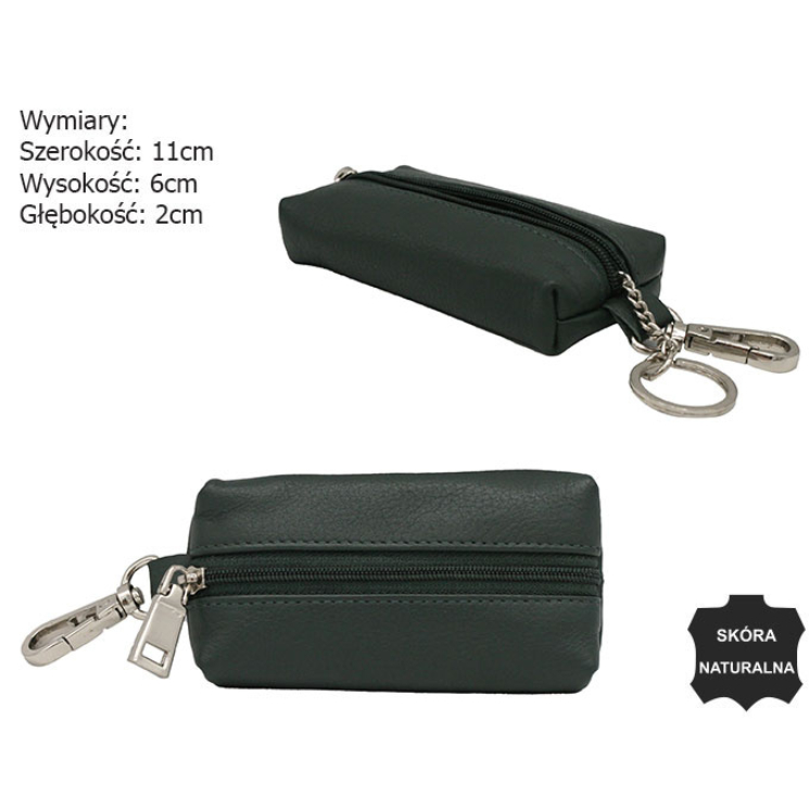 Kožená kľúčenka SKL-011A-NDM D.Green