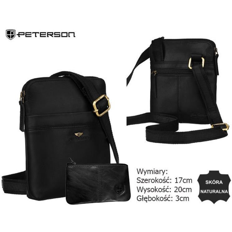 Kožená taška + kufor PTN 19004E-OPU Black