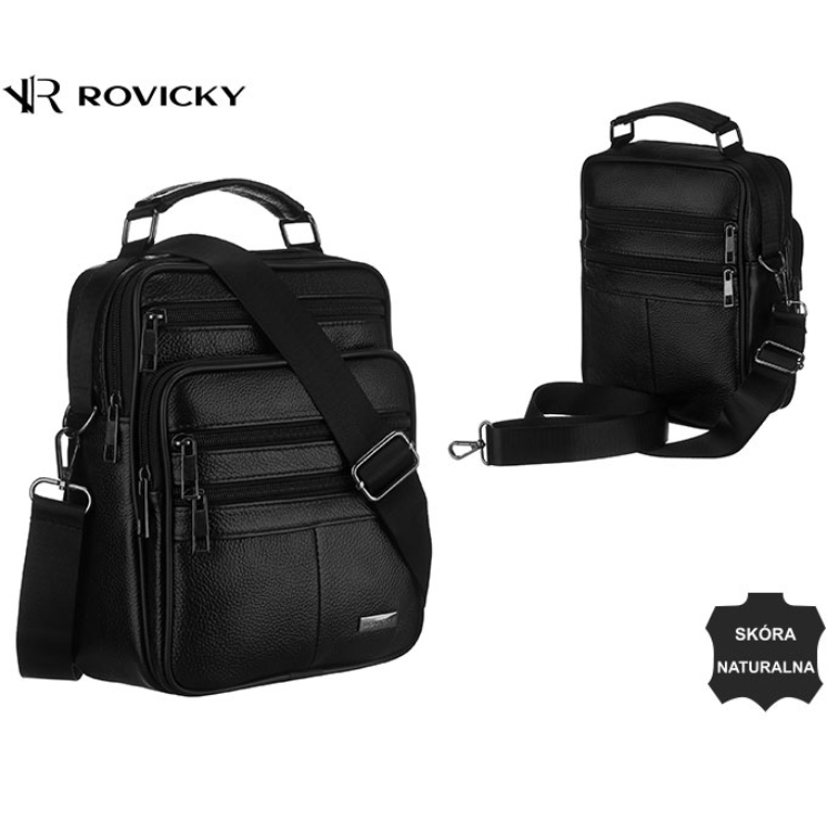 Kožená taška R-13218 Black