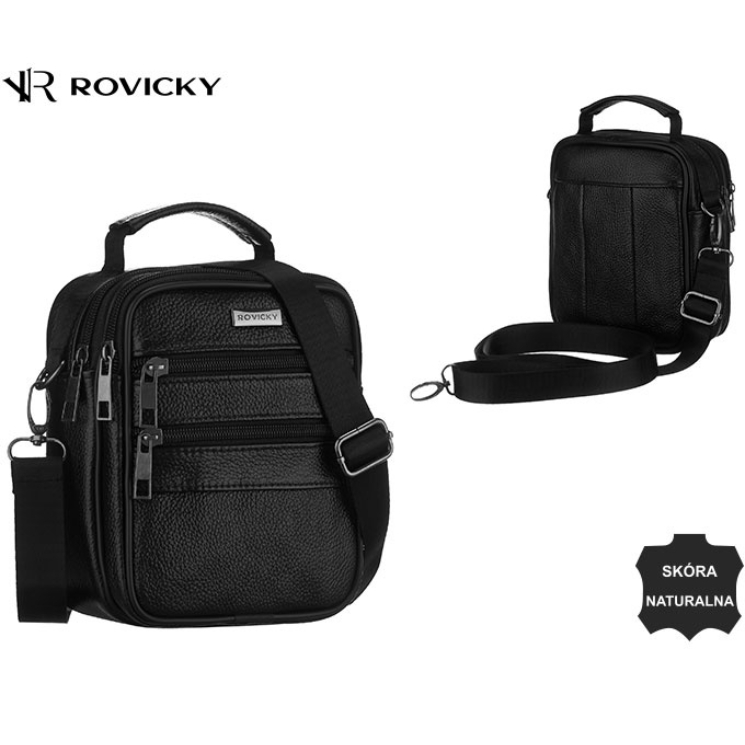 Kožená taška R-13221 Black