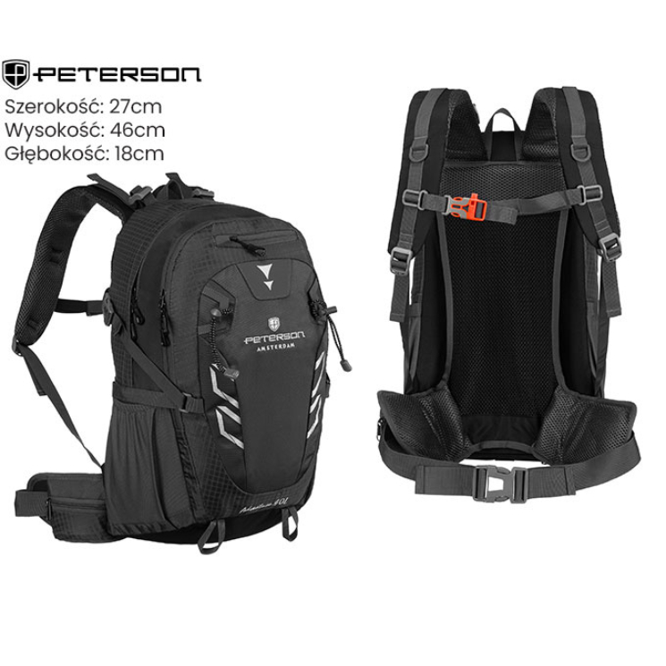 PTN JPS-01 sivý turistický batoh