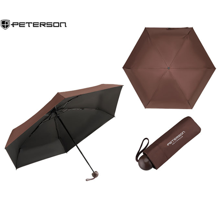 Peterson PTN UMB-03T Hnedý dáždnik