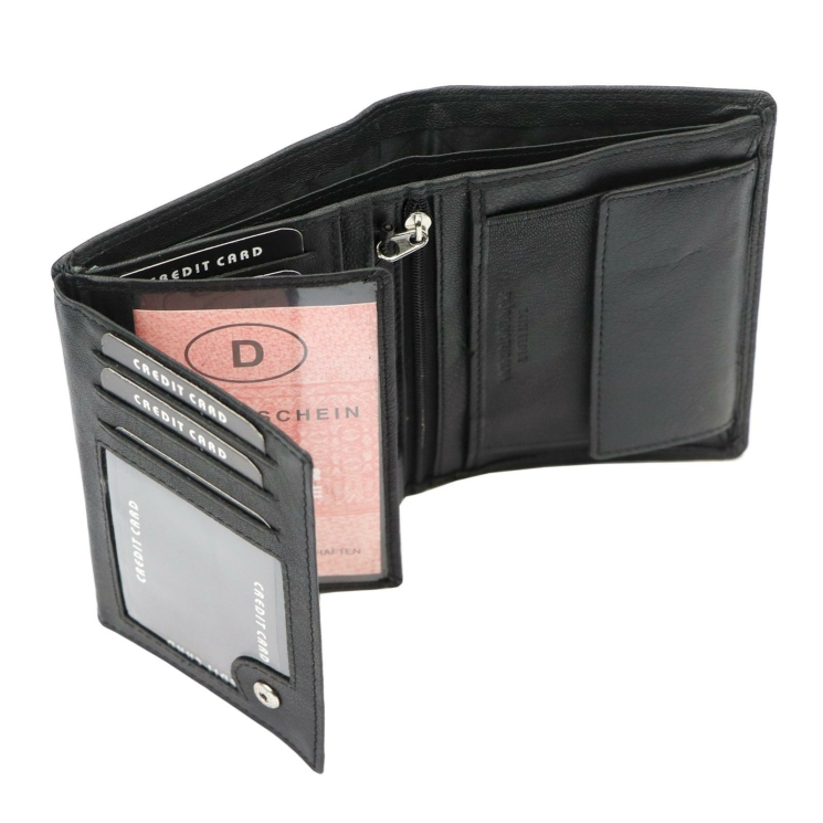 Peňaženka Money Kepper z pravej kože s motorčekom a RFID