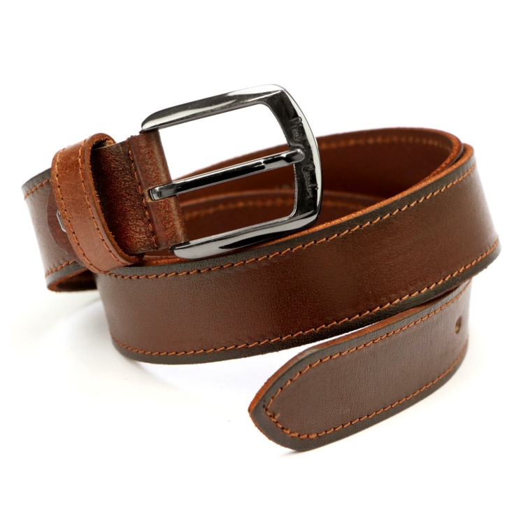 Pierre Cardin Opasok z pravej kože ťavia-1 cm
