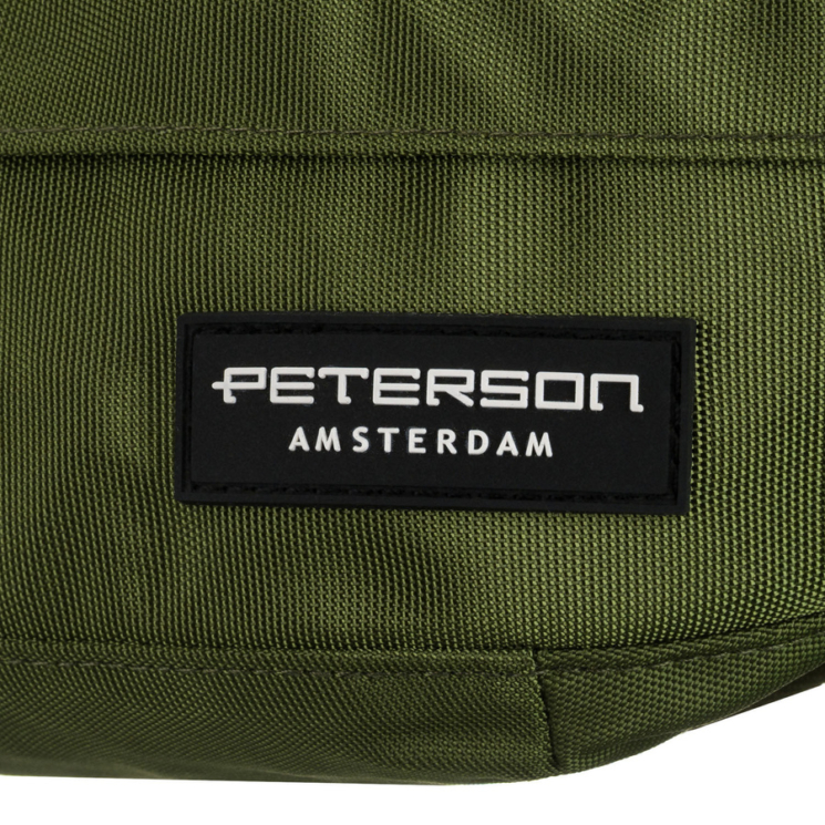 Sportos, tágas zöld övtáska - Peterson