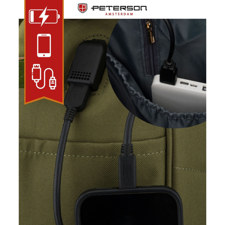 Peterson Hátizsák PTN ALFA zöld