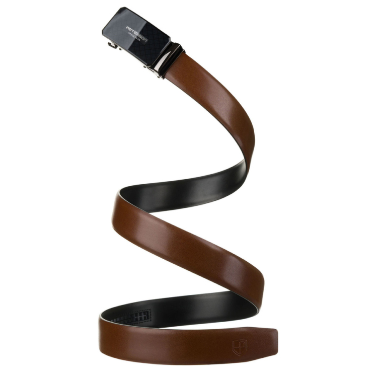 Automatický kožený remienok PTN A015 Brown