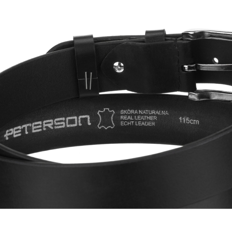 Široký kožený opasok PTN PS02-BGL Black
