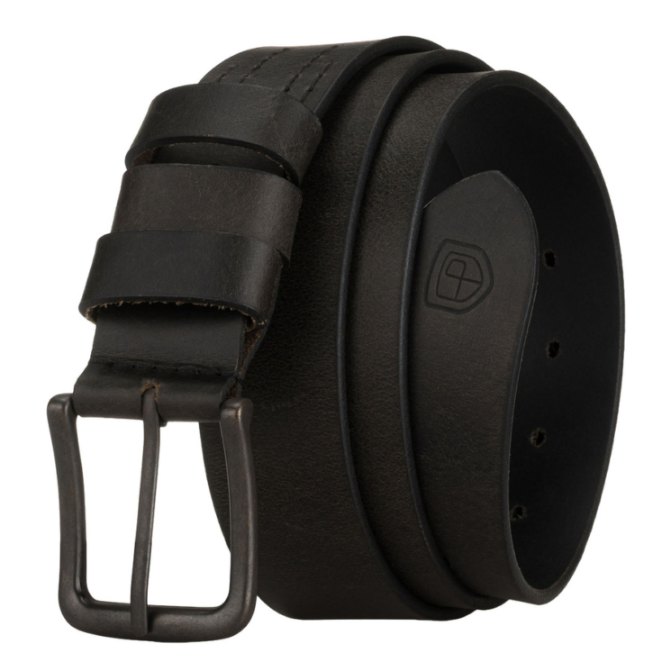 Pánsky kožený opasok PTN LTP-33 Black