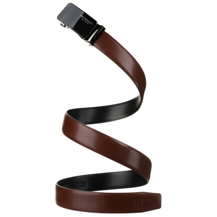 Automatický kožený remienok PTN A014 Brown