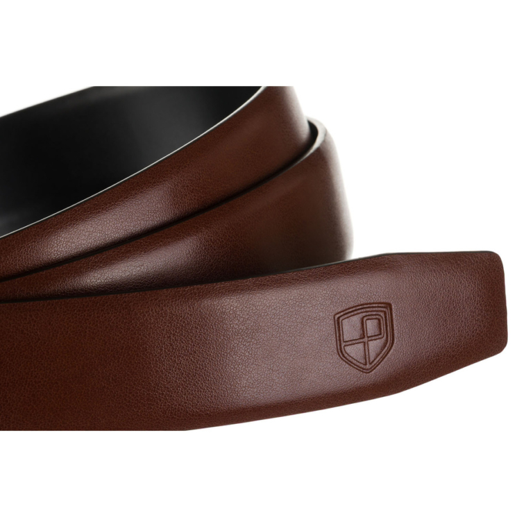 Automatický kožený opasok PTN A009 Brown