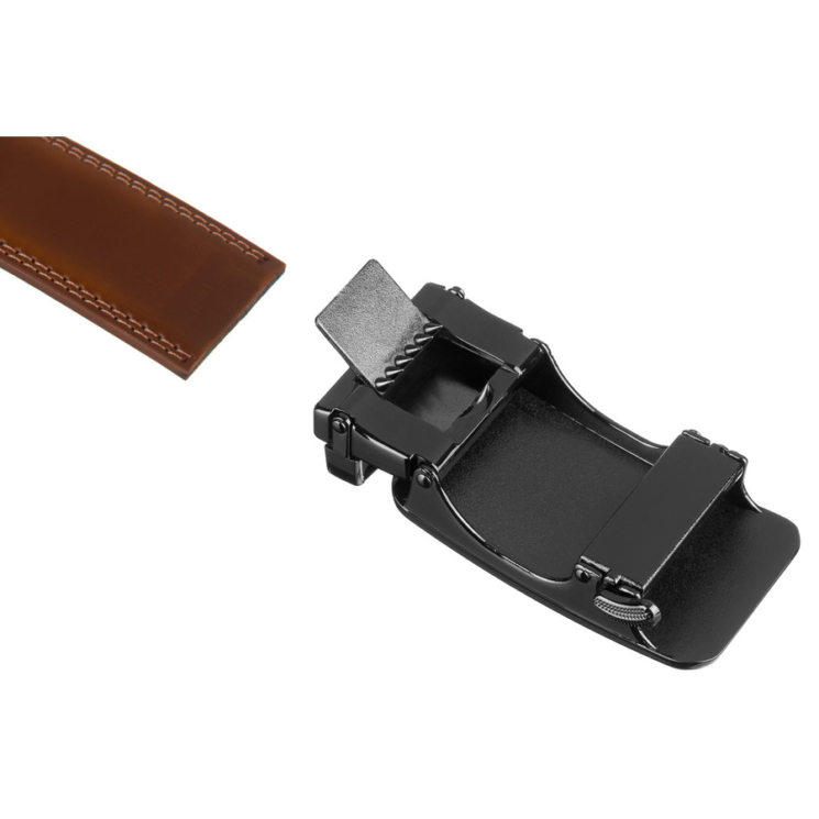 Automatický kožený remienok PTN A011 Brown