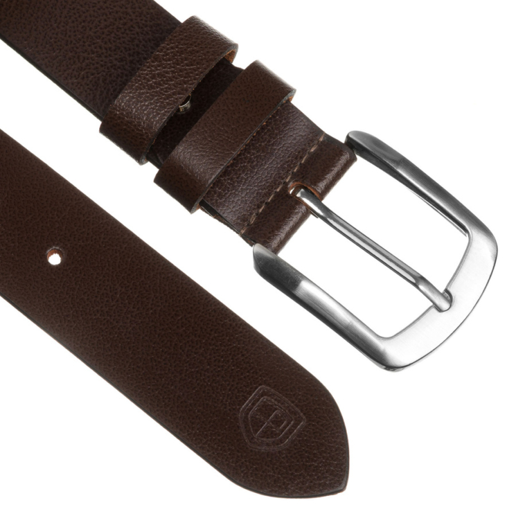 Pánsky kožený opasok PTN LTP-TWT BROWN