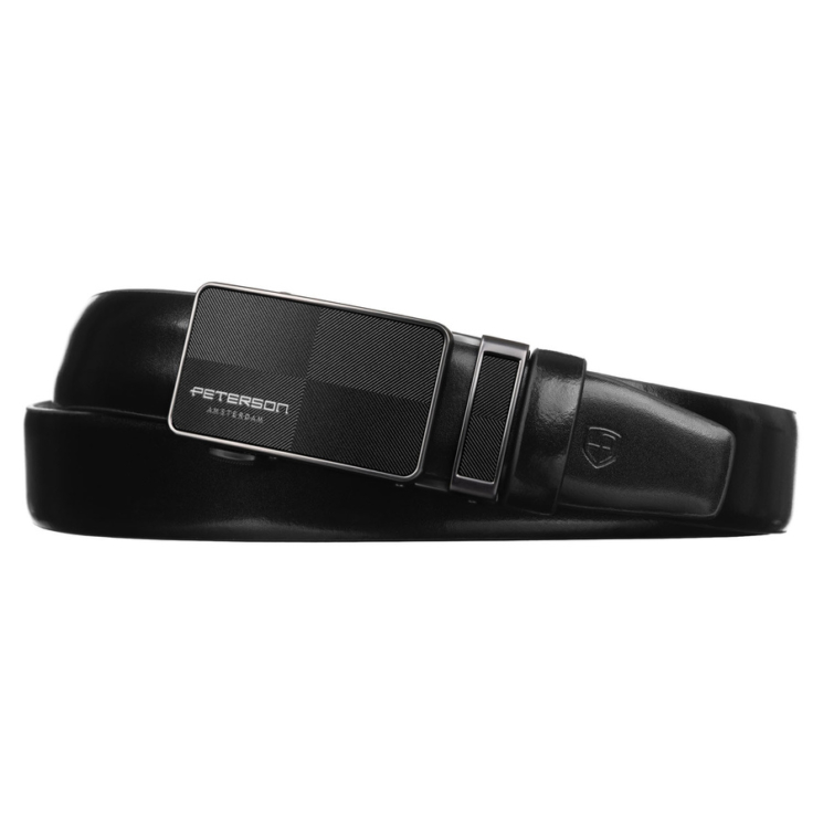 Automatický kožený remienok PTN A011 Black