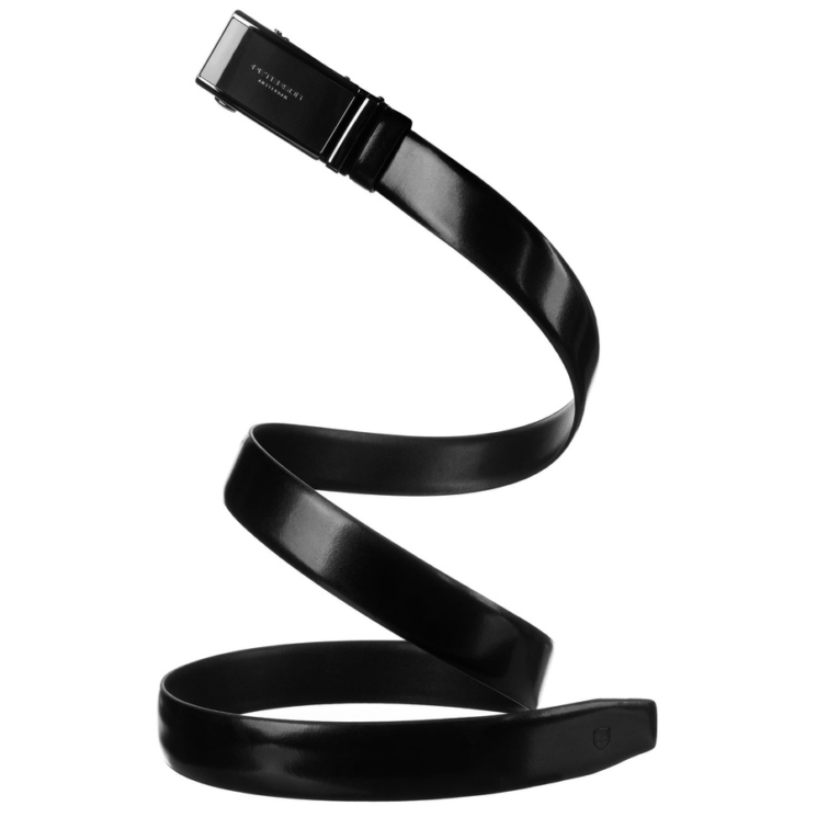 Automatický kožený remienok PTN A008 Black