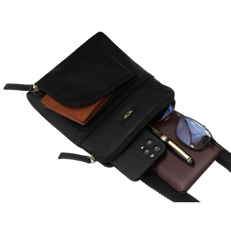 Kožená taška + kufor PTN 1904E-OPU Black