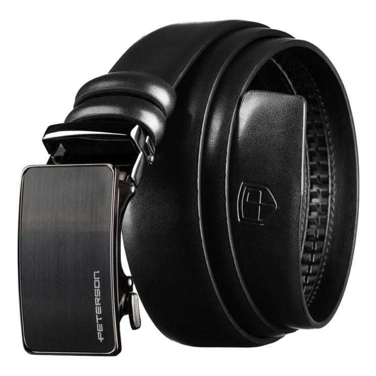 Pánsky kožený opasok PTN A019-AB Black