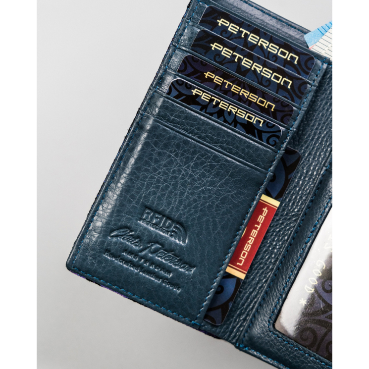 PETERSON PTN 42108-ONBF Kožená peňaženka RFID