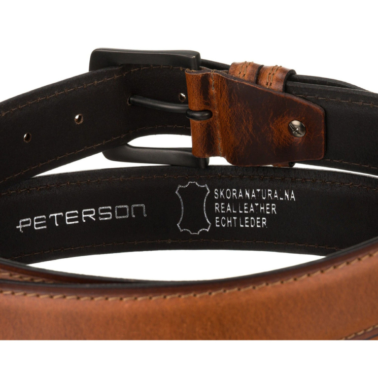 Peterson Férfi bivalybőr öv
