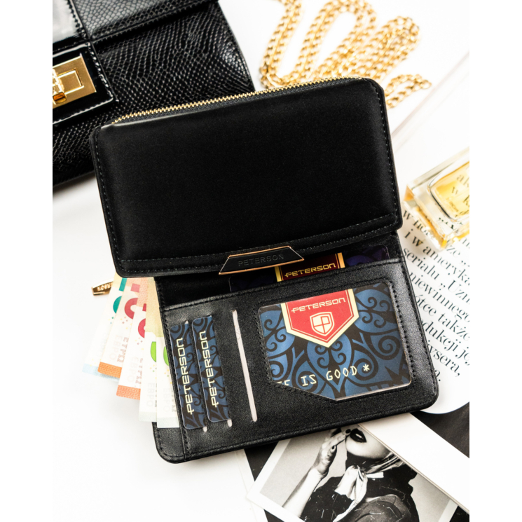 Dámska ekologická peňaženka PTN 001-HN6 Black