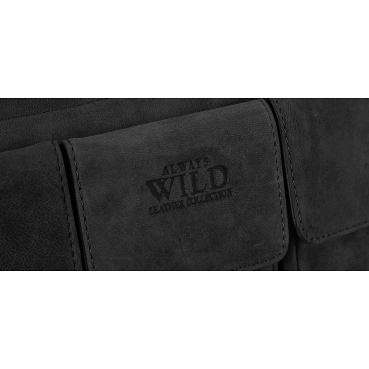 Kožená taška na notebook ALWAYS WILD LAP-31701-TGH-NL