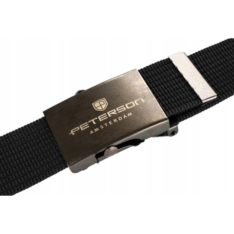 Remienok PETERSON PTN OLD SILVER-BLACK