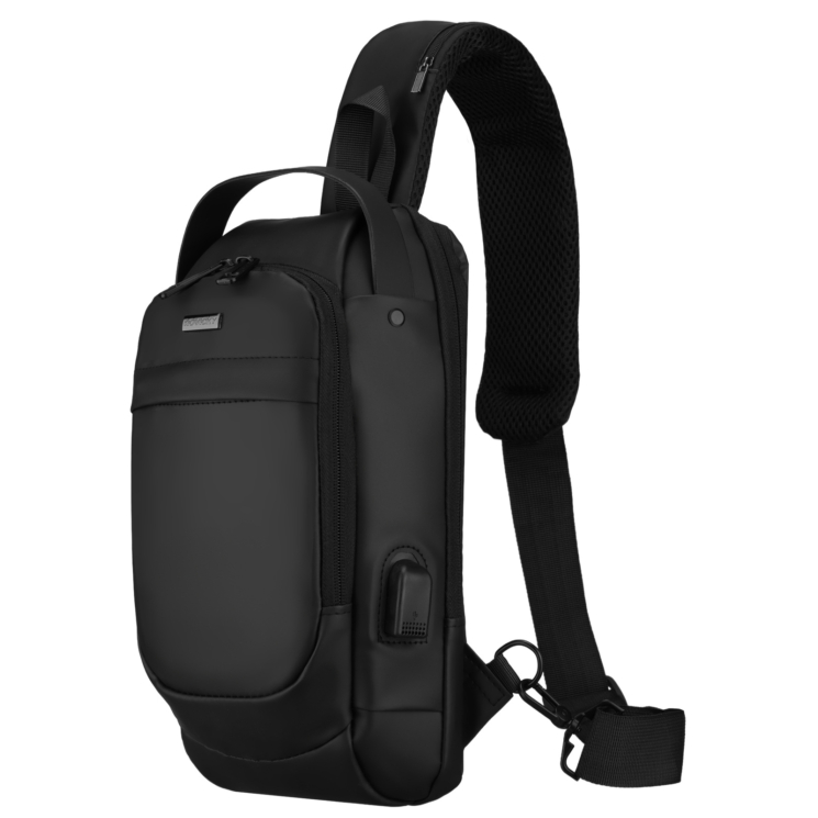 Taška s jedným popruhom cez rameno R-88040 Black