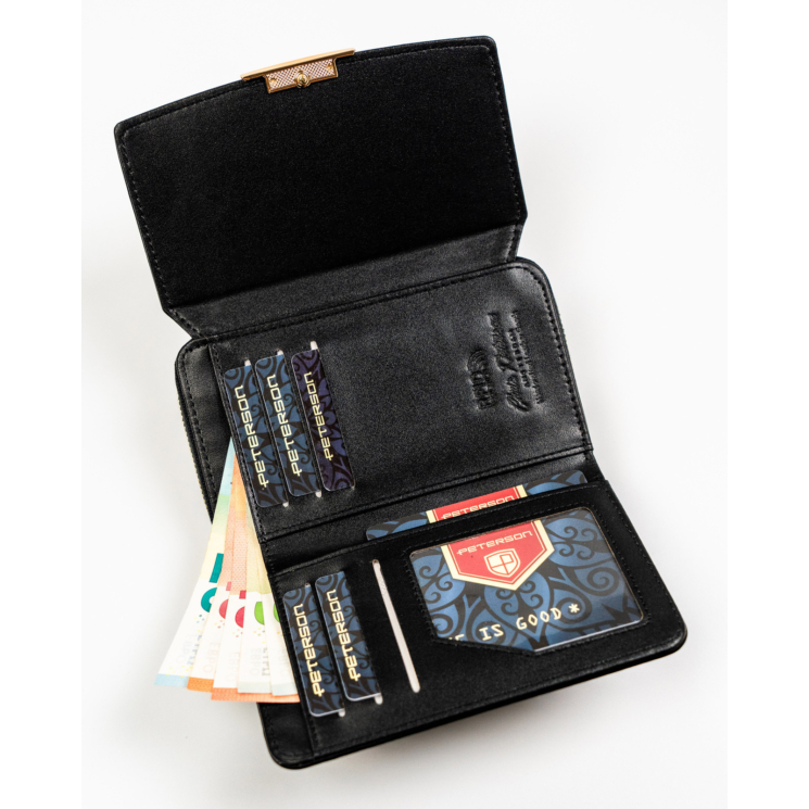 Dámska ekologická peňaženka PTN 001-HN6 Black