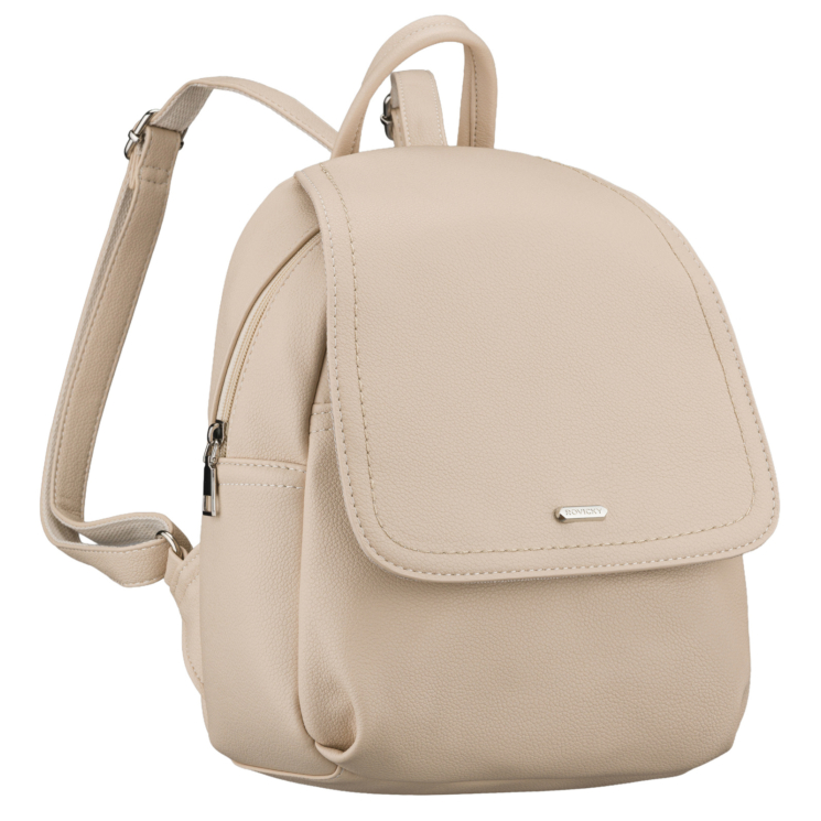 Dámsky PU batoh R-6739 D.Beige