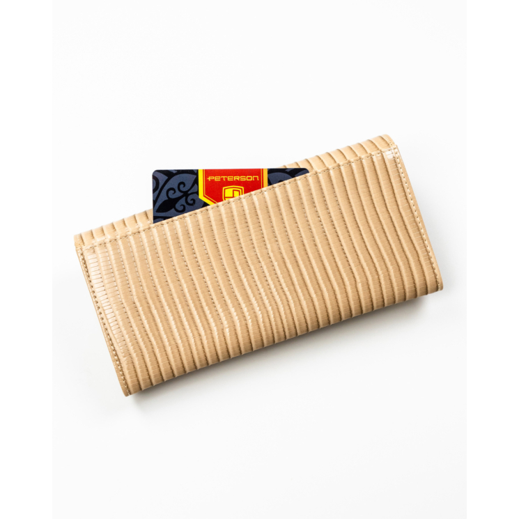 Dámska peňaženka koža+PU PTN PS401-CRV KHAKI