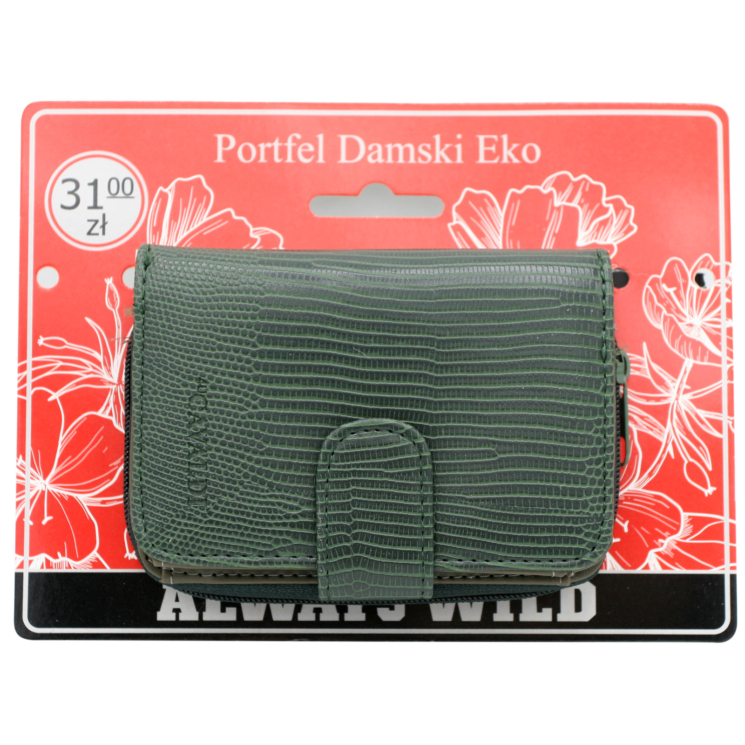 Dámska PU peňaženka A-030B-BL zelená