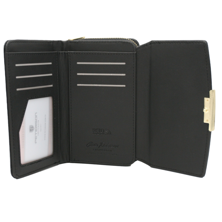 Dámska ekologická peňaženka PTN 001-F Black