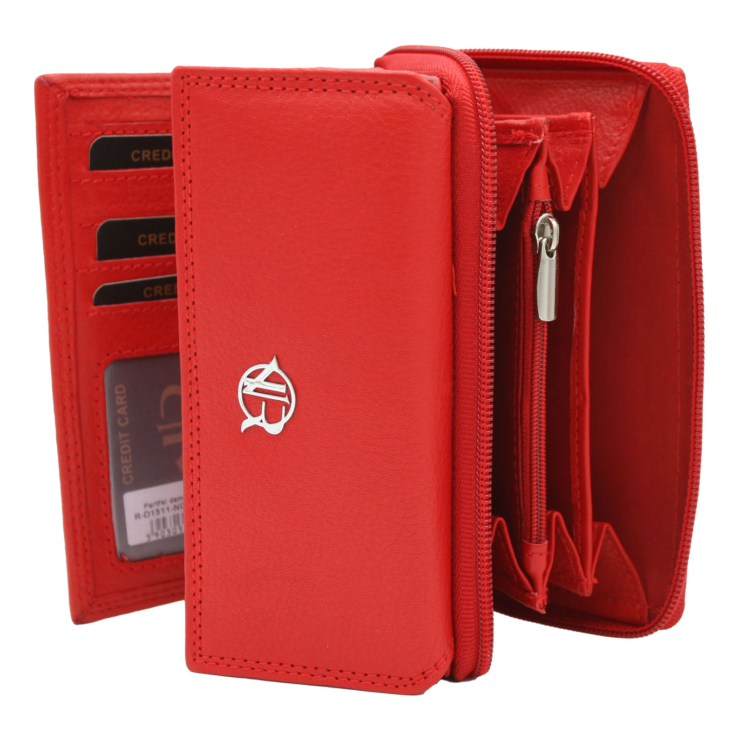 Dámska kožená peňaženka R-D1511-NCD-BL
