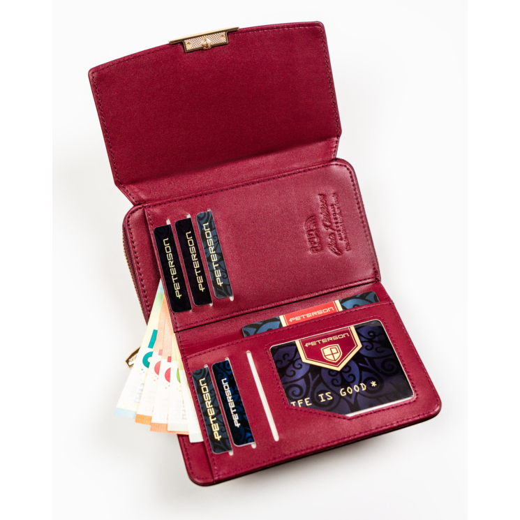 Dámska ekologická peňaženka PTN 001-HN6 Plum