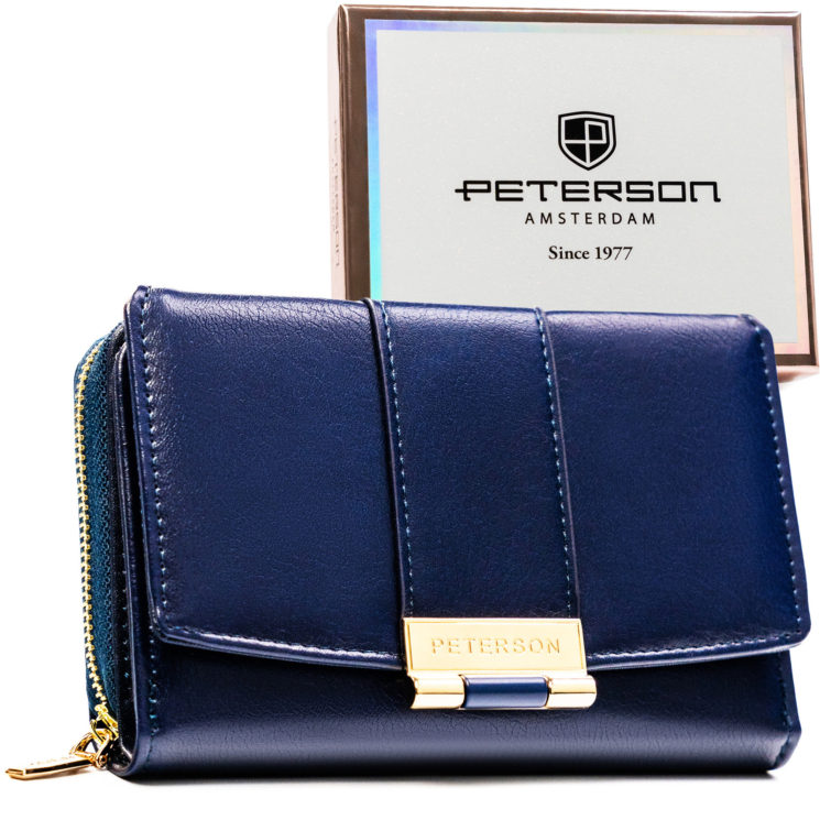 Dámska ekologická peňaženka PTN 0015-F Navy
