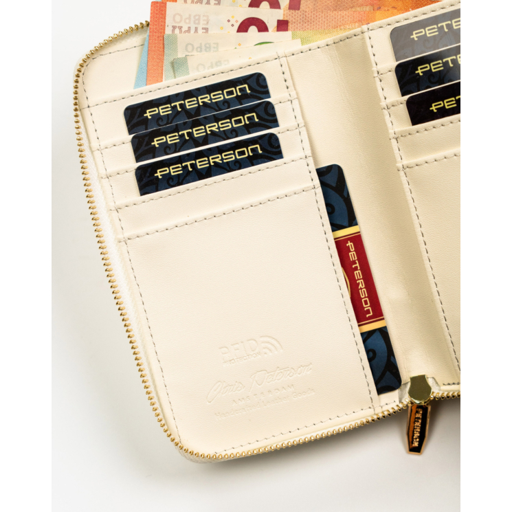 Dámska ekologická peňaženka PTN 007-SF7 White