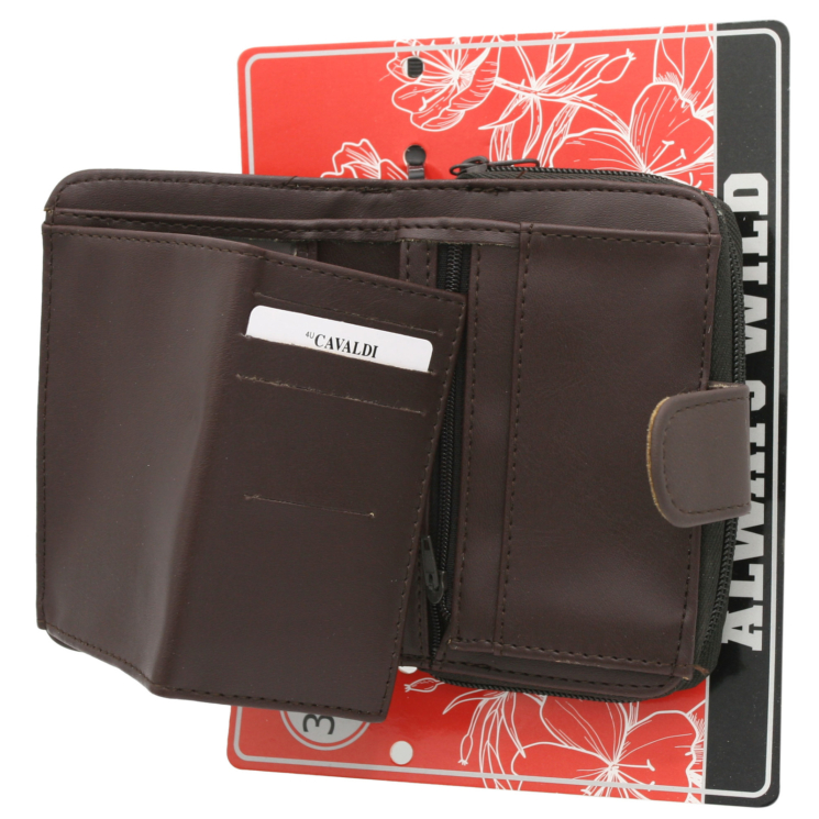 Dámska PU peňaženka K-030B-BL Brown