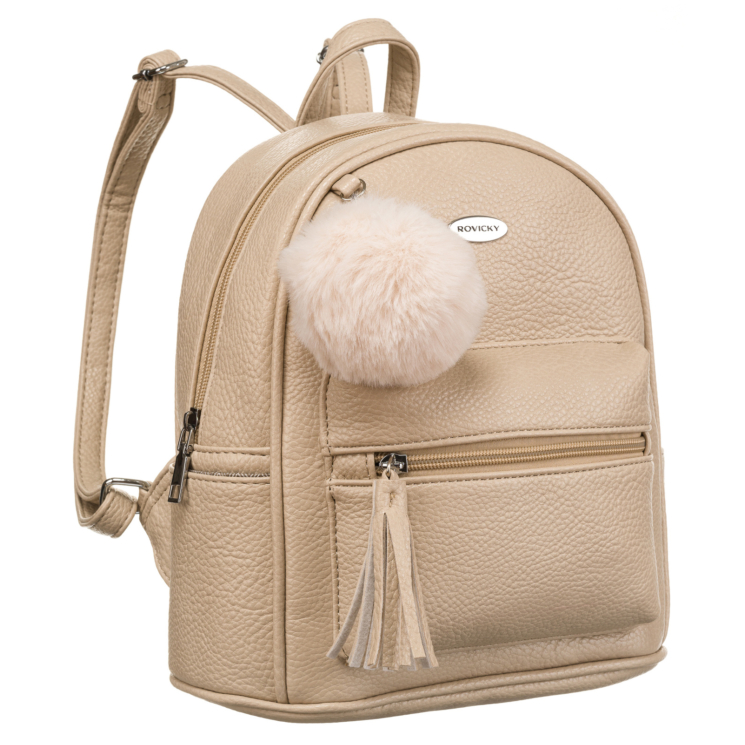 Dámsky ekologický batoh R-PZP-02 Beige