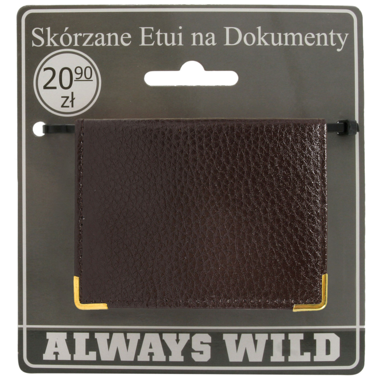 Kožený zakladač 302-BL Brown