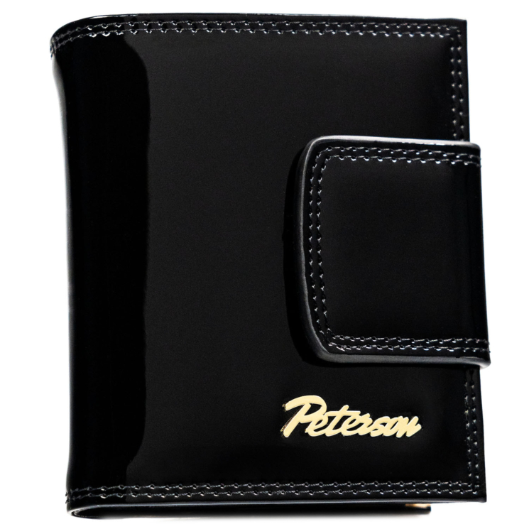 Dámska kožená peňaženka PTN LJ-42329 Black-gold