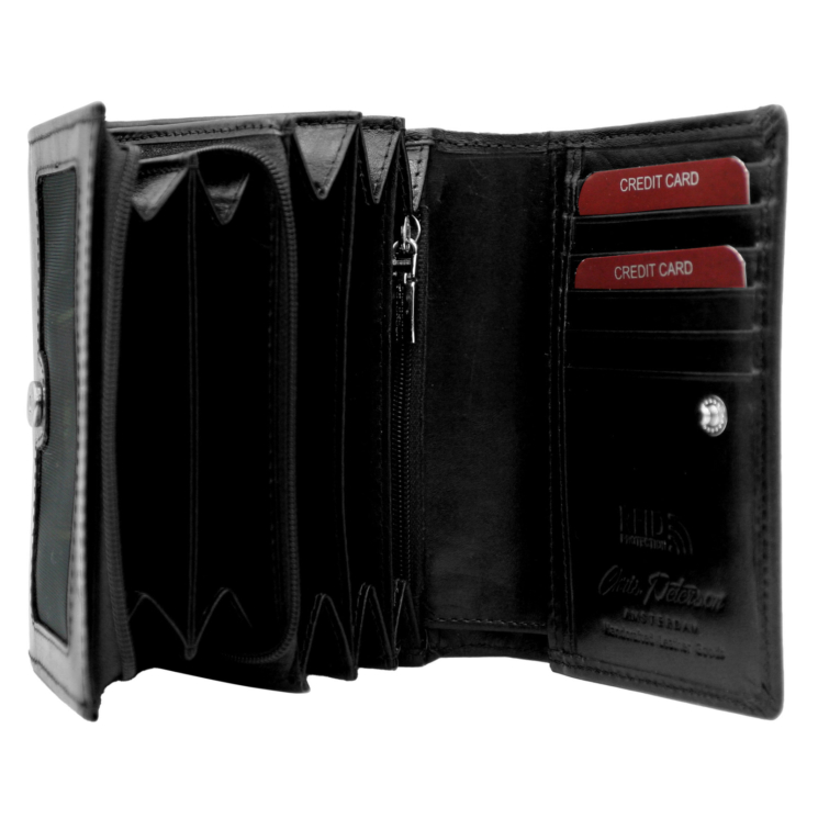 Dámska kožená peňaženka PTN 74892-TVT Black
