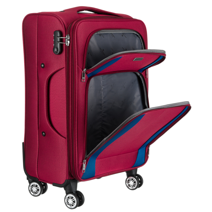 Súprava kufrov PTN 5209-SET Burgundy-Navy