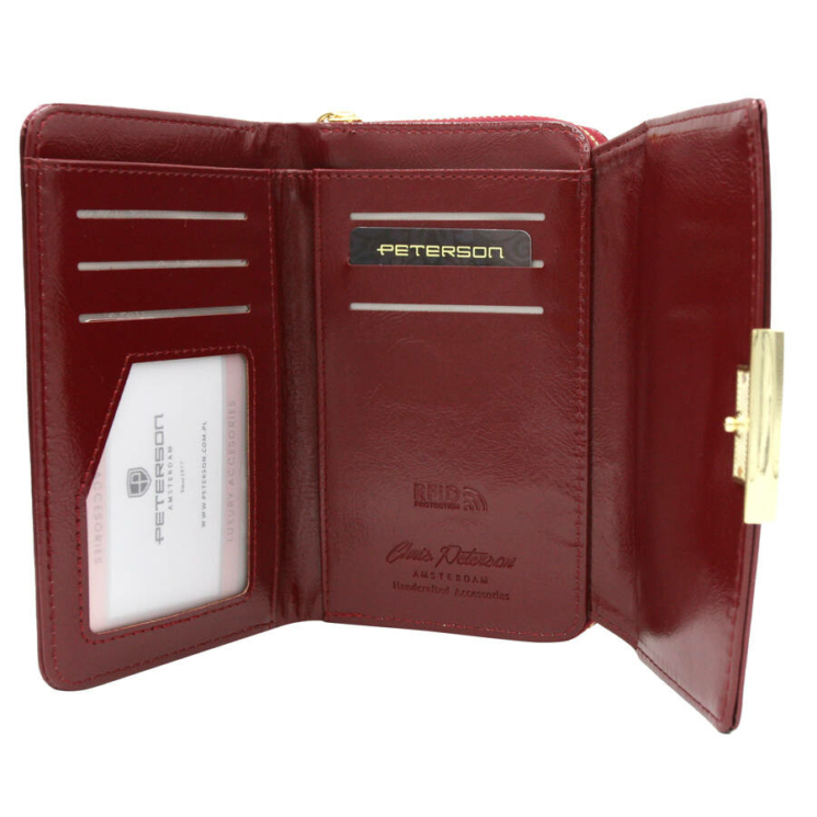 Dámska ekologická peňaženka PTN 001-LAK Red