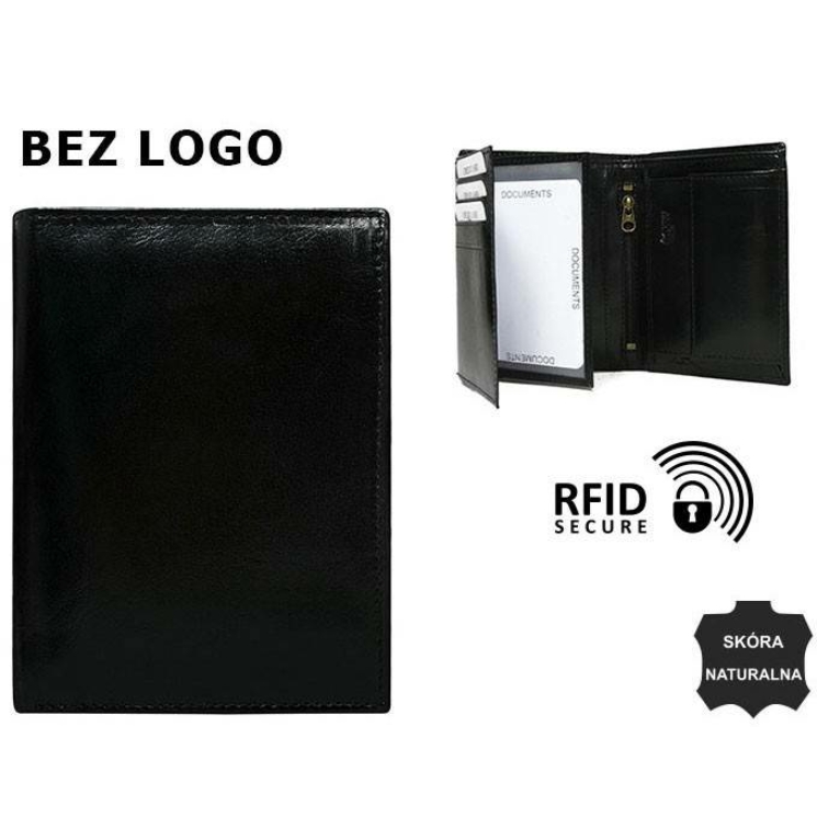 Kožená peňaženka RFID NO LOGO BLM-03-CFL-NL