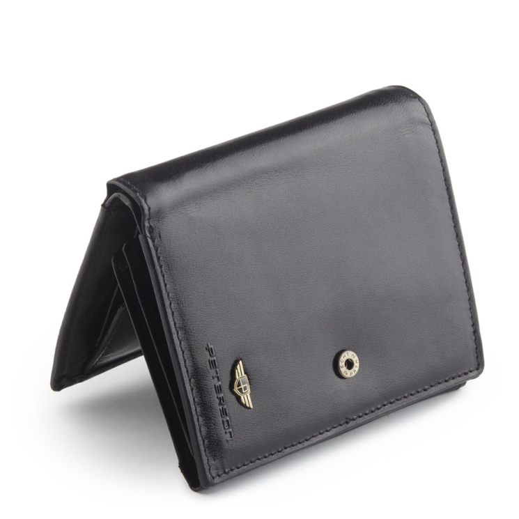 PETERSON PTN 317Z 2-1-1 BLACK Kožená peňaženka RFID