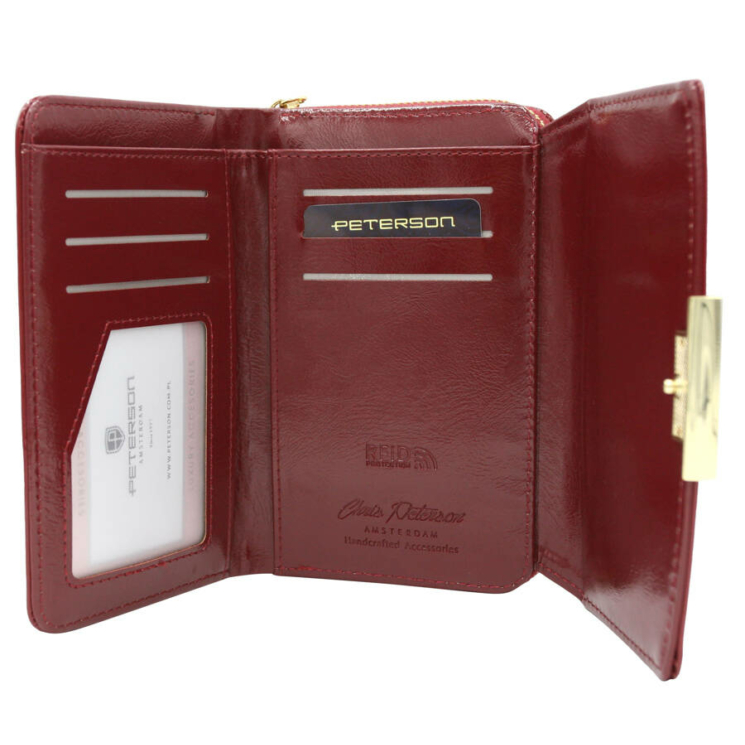 Dámska ekologická peňaženka PTN 001-LAK Red