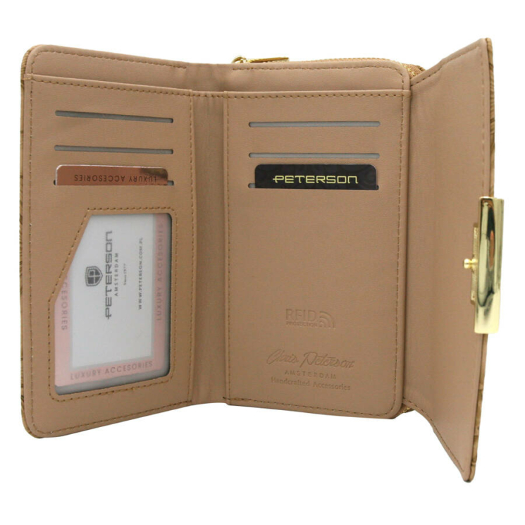 PETERSON PTN 001-FL peňaženka z ekokože RFID