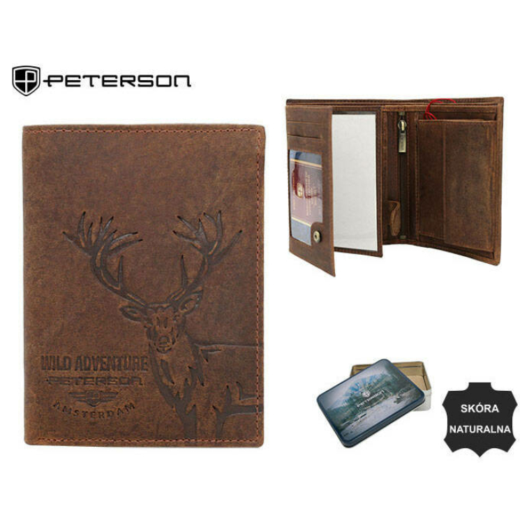 PTN Kožená peňaženka N4-BE-DEER Brown N4-BE-DEER Brown